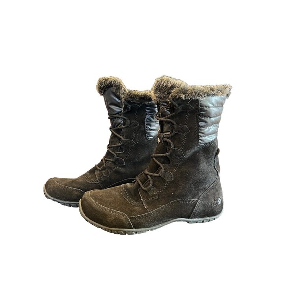 The North Face Nuptse Purna Ii Womens 200 Gram Primaloft Waterproof Boots Sz 11 - Picture 1 of 7